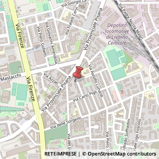 Mappa Via Amedeo Modigliani, 29, 57121 Livorno, Livorno (Toscana)