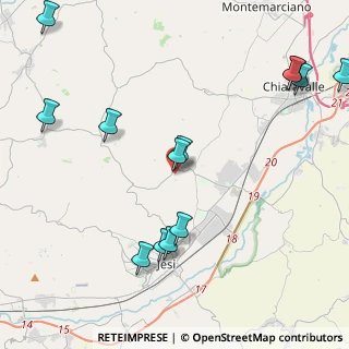 Mappa Via Martiri della Resistenza, 60030 Monsano AN, Italia (5.39308)