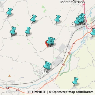 Mappa Via Martiri della Resistenza, 60030 Monsano AN, Italia (5.8945)