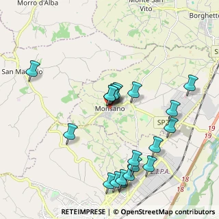 Mappa Via Martiri della Resistenza, 60030 Monsano AN, Italia (2.19)