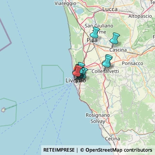 Mappa Via Marco Mastacchi, 57122 Livorno LI, Italia (6.92182)