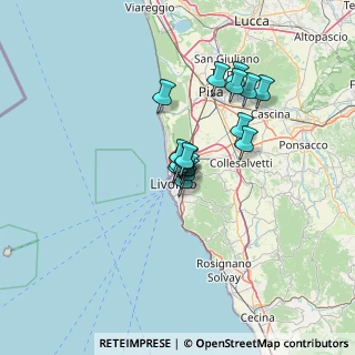Mappa Via Marco Mastacchi, 57122 Livorno LI, Italia (9.17375)