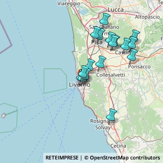Mappa Via Marco Mastacchi, 57122 Livorno LI, Italia (14.71176)