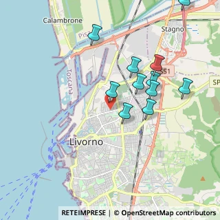 Mappa Via Marco Mastacchi, 57122 Livorno LI, Italia (1.93636)