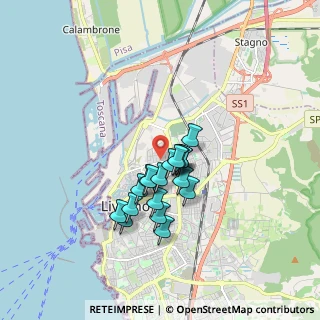 Mappa Via Marco Mastacchi, 57122 Livorno LI, Italia (1.31611)
