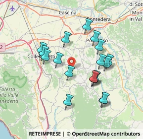 Mappa VISITE SU APPUNTAMENTO, 56040 Crespina Lorenzana PI, Italia (6.91889)