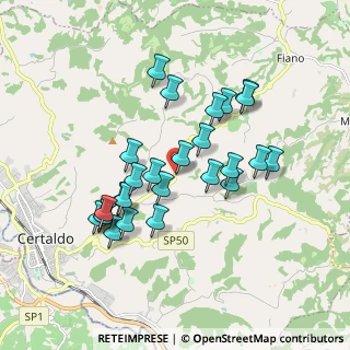 Mappa LOC.PINO-MONTACCIO 324, 50052 Certaldo FI, Italia (1.70385)
