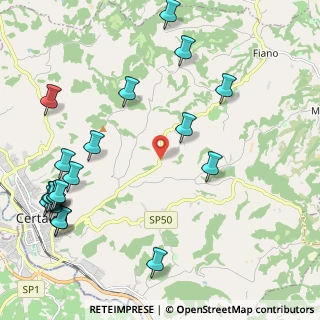 Mappa LOC.PINO-MONTACCIO 324, 50052 Certaldo FI, Italia (2.884)