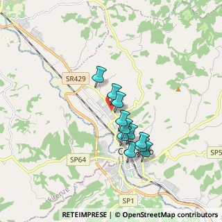 Mappa Via Marche, 50052 Certaldo FI, Italia (1.39727)