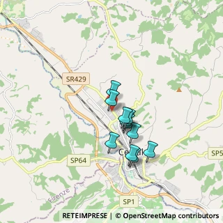 Mappa Via Marche, 50052 Certaldo FI, Italia (1.32455)