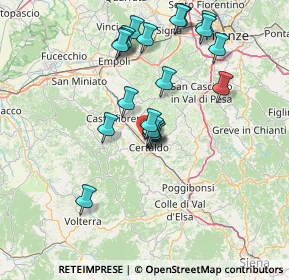 Mappa Via Marche, 50052 Certaldo FI, Italia (14.5295)