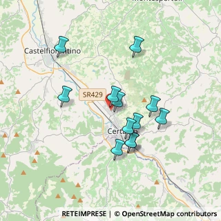 Mappa Via Marche, 50052 Certaldo FI, Italia (3.2675)