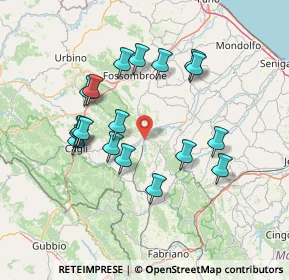 Mappa 61045 Pergola PU, Italia (14.03611)