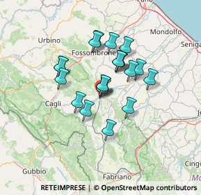 Mappa 61045 Pergola PU, Italia (10.537)