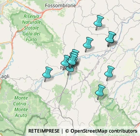 Mappa 61045 Pergola PU, Italia (5.04154)