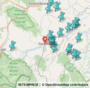 Mappa 61045 Pergola PU, Italia (8.5975)