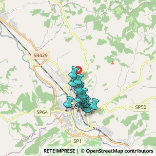 Mappa Via Paolo Turchini, 50052 Certaldo FI, Italia (1.50429)