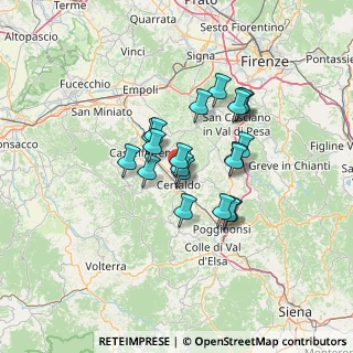 Mappa Via Paolo Turchini, 50052 Certaldo FI, Italia (10.214)