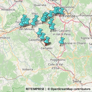 Mappa Via Paolo Turchini, 50052 Certaldo FI, Italia (16.415)