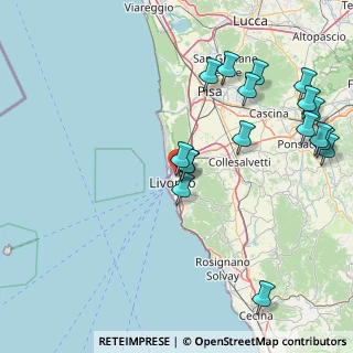 Mappa Via G.Masini, 57122 Livorno LI, Italia (19.37412)