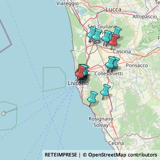 Mappa Via G.Masini, 57122 Livorno LI, Italia (9.87842)