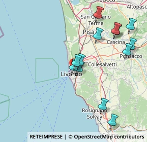 Mappa Via Marco Mastacchi, 57122 Livorno LI, Italia (16.89231)