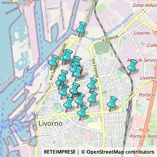 Mappa Via Cestoni, 57126 Livorno LI, Italia (0.7135)