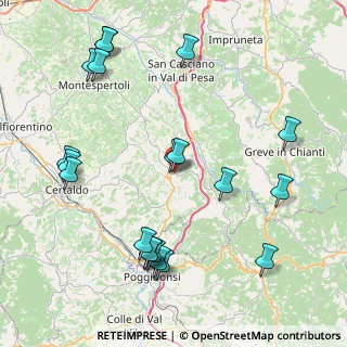Mappa Strada di spicciano, 50028 Tavarnelle Val di Pesa FI, Italia (10.125)