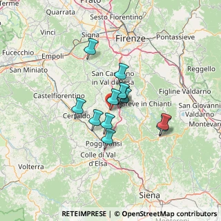 Mappa Strada di spicciano, 50028 Tavarnelle Val di Pesa FI, Italia (9.44833)