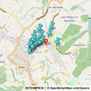 Mappa Strada di spicciano, 50028 Tavarnelle Val di Pesa FI, Italia (0.3005)