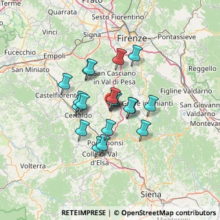 Mappa Via Giorgio la Pira, 50028 Barberino Tavarnelle FI, Italia (10.39158)