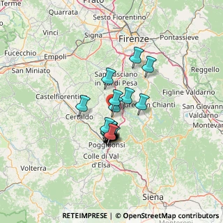 Mappa Via delle Fonti, 50028 Barberino Tavarnelle FI, Italia (9.292)