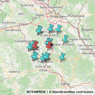 Mappa Via Giorgio la Pira, 50028 Barberino Tavarnelle FI, Italia (9.4105)