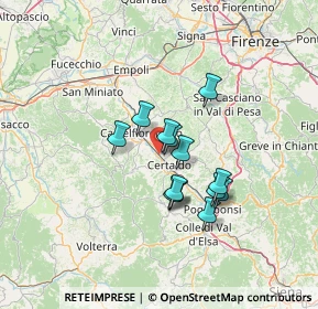 Mappa Via del Piano di Sotto, 50052 Certaldo FI, Italia (10.23846)