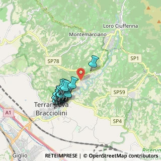 Mappa Strada Provinciale 5 della Penna, 52028 Terranuova Bracciolini AR, Italia (1.6215)