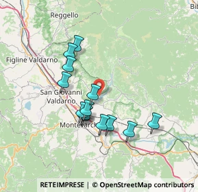 Mappa Strada Provinciale 5 della Penna, 52028 Terranuova Bracciolini AR, Italia (6.41692)