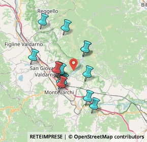 Mappa Strada Provinciale 5 della Penna, 52028 Terranuova Bracciolini AR, Italia (5.97067)