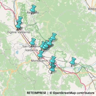 Mappa Strada Provinciale 5 della Penna, 52028 Terranuova Bracciolini AR, Italia (7.29267)
