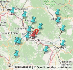 Mappa Strada Provinciale 5 della Penna, 52028 Terranuova Bracciolini AR, Italia (16.5325)