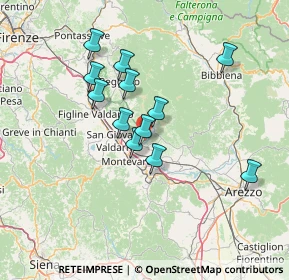 Mappa Strada Provinciale 5 della Penna, 52028 Terranuova Bracciolini AR, Italia (12.2125)
