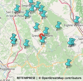 Mappa Greve In Chianti, 50022 Greve in Chianti FI, Italia (9.9285)