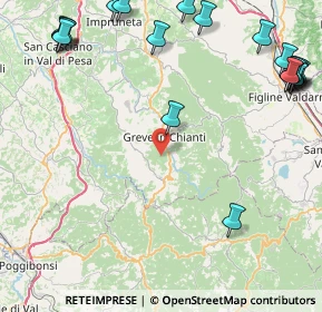 Mappa Greve In Chianti, 50022 Greve in Chianti FI, Italia (13.0655)