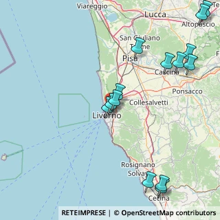 Mappa Via Bruno Buozzi, 57122 Livorno LI, Italia (21.39143)