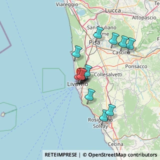 Mappa Via Bruno Buozzi, 57122 Livorno LI, Italia (11.42786)
