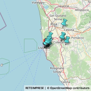 Mappa Via Bruno Buozzi, 57122 Livorno LI, Italia (5.79643)