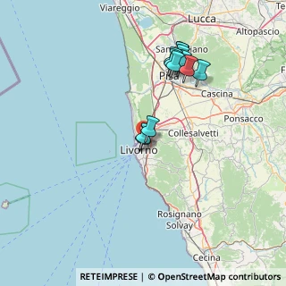 Mappa Via Bruno Buozzi, 57122 Livorno LI, Italia (14.2475)
