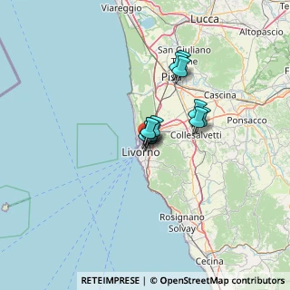 Mappa Via Bruno Buozzi, 57122 Livorno LI, Italia (7.85917)
