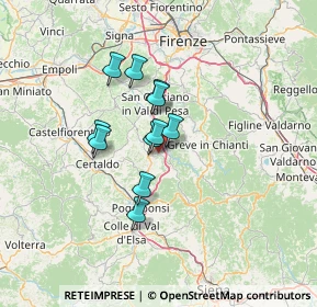 Mappa 50028 Tavarnelle Val di Pesa FI, Italia (9.66909)