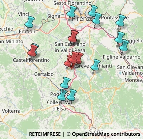 Mappa 50028 Tavarnelle Val di Pesa FI, Italia (15.37421)