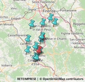 Mappa 50028 Tavarnelle Val di Pesa FI, Italia (11.365)